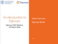 An introduction to Dgroups [9-minute video presentation]