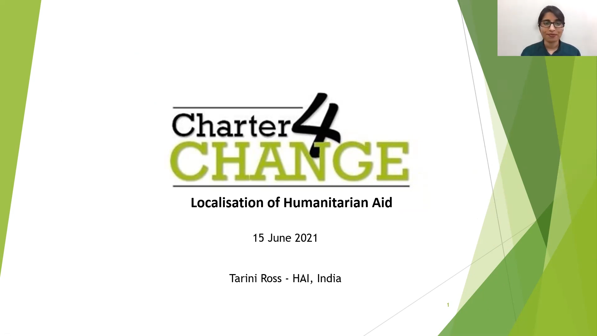 Charter4Change – Adding value online