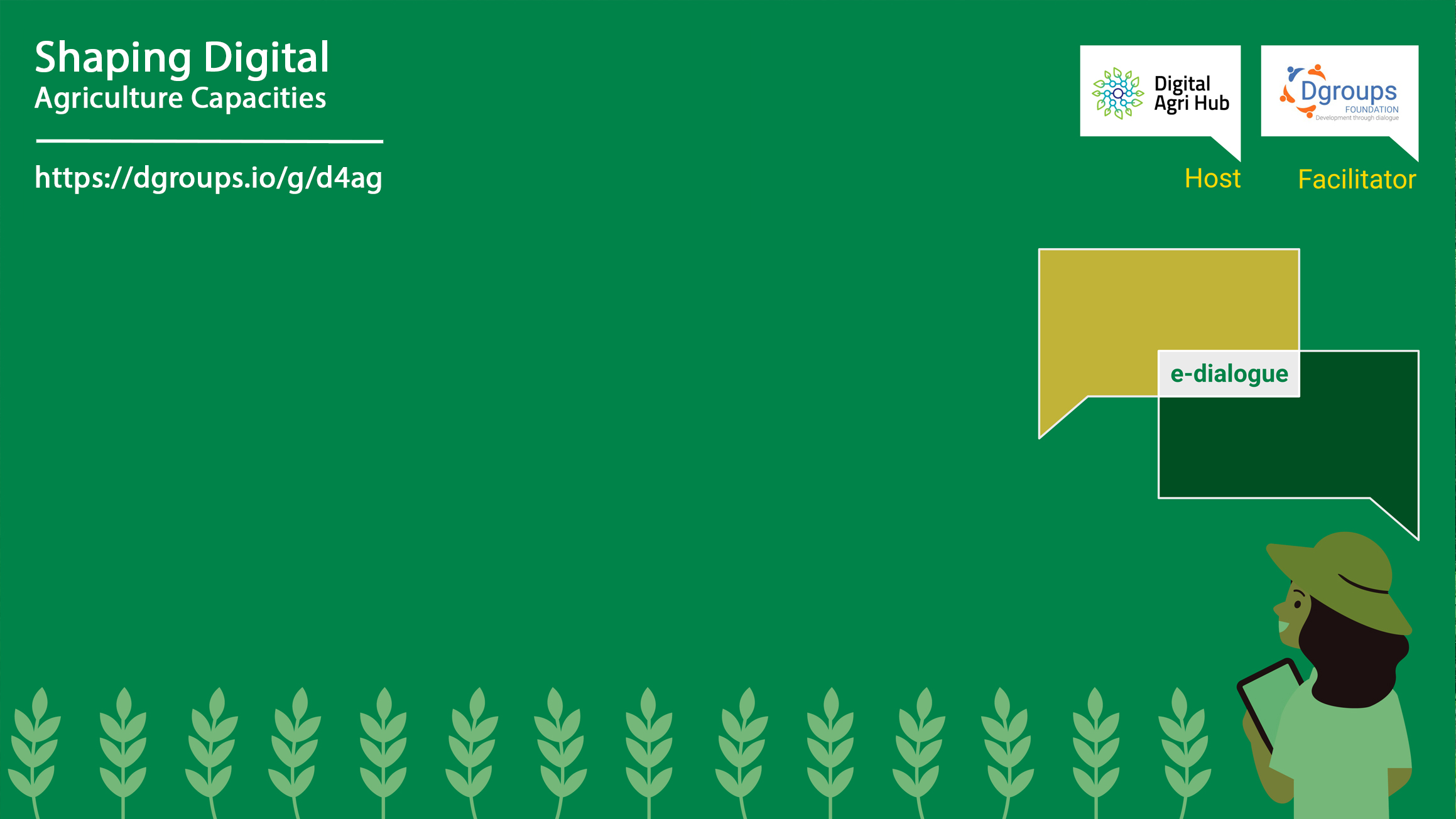 Shaping digital agricultural capacities – a D4Ag online dialogue